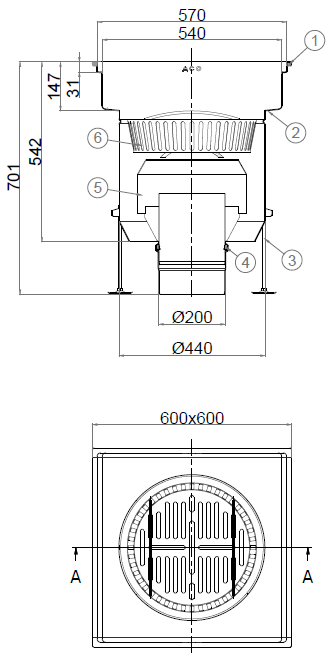 Esquema 2D en formato png de los artículos EG446397_EG446413