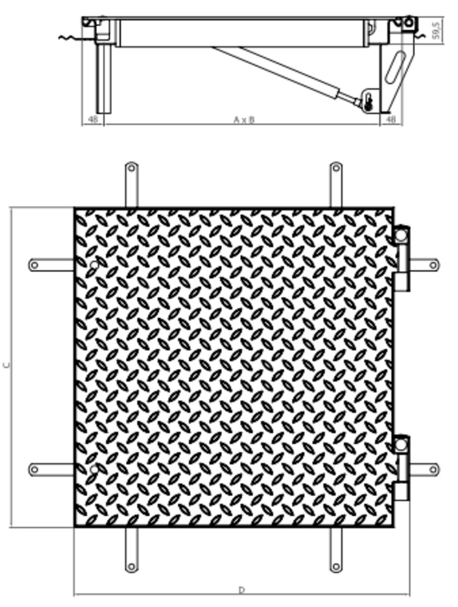 アルミ板 28x40x770 (厚x幅x長さ㍉) 保護シート付 - 工具、DIY用品