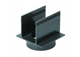 Render Conector Saida Vertival Ø80 ACO Slimline Plastico (Threshold)