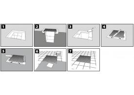 Instruções de instalação para tampas TOPTEK antiderrapantes